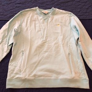 Classic Lilly Pulitzer aqua golf pullover, Medium